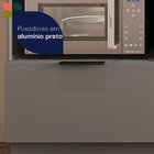 Cozinha 6 Peças Com Paneleiro Para Forno E Micro-ondas Com Vi