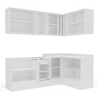 Cozinha 6 Peças Com Rodapé Pérola Yescasa Branco