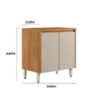 Cozinha 6 Pecas Com Torre Quente E Porta Reflecta Michelangel