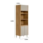 Cozinha 6 Pecas Com Torre Quente E Porta Ripada Michelangelo