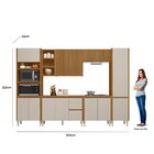 Cozinha 6 Pecas Com Torre Quente E Porta Ripada Michelangelo