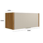 Cozinha 6 Pecas Com Torre Simples Dali Nature/off White