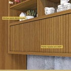 Cozinha 6 Peças Torre Quente Nesher Imperatriz 100% Mdf Freij