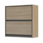 Cozinha 6 Portas 2 Portas Com Vidro 5 Gavetas Canela Thela