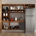 Cozinha 6 Portas E 2 Gavetas Liz Chf Carvalho/off White