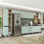 Cozinha 7 Módulos 15 Portas 3 Gavetas Adega Dobradiça Com Amo