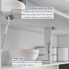 Cozinha 7 Peças 7 Portas 7 Gavetas  100% Mdf Marquesa Branco