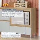 Cozinha 7 Peças 9 Portas 8 Gavetas Nichos Forno Ripado Rainha