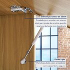 Cozinha 8 Peças Imperatriz Gourmet Ripado  100% Mdf Freijó/of