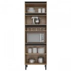 Cozinha 8 Portas 1 Porta Com Vidro 3 Gavetas Hibisco Thela