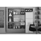 Cozinha 8 Portas E 1 Gaveta Bianca Cinamomo/off White