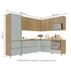 Cozinha 9 Peças Canto Direita E Esquerda 12 Portas 8 Gavetas