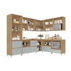 Cozinha 9 Peças Canto Direita E Esquerda 12 Portas 8 Gavetas