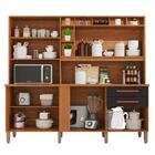 Cozinha  8 Portas 2 Gavetas Aurora Com Espelho - Tudo De Móve