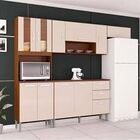 Cozinha  Compacta C/ Balcão Lavinia-poquema - Capuccino / Off