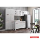 Cozinha Aço Completa 3 Vidros Mirage New Telasul Branco