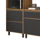 Cozinha Agata 02 2600mm - 04 Peças Freijo/grafite Vitamov