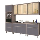 Cozinha Agata 05 Peças Reflecta Connect/cinza – Vitamov