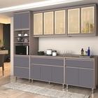 Cozinha Agata 05 Peças Reflecta Connect/cinza – Vitamov