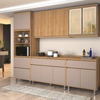 Cozinha Agata 05 Peças Ripado Freijó/connect – Vitamov