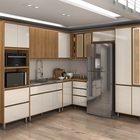 Cozinha Agata 10 Peças Ripado Freijó/off White – Vitamov