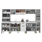 Cozinha Alana 6 Pecas 12 Portas 1 Gaveta Branco