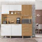 Cozinha Ambiente Ferrara 6 Portas E 2 Gavetas Freijó Supremo