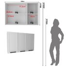 Cozinha Americana 4 Peças 9 Portas E 3 Gavetas Branco