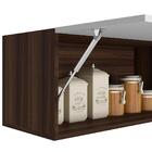 Cozinha Americana Com Balcão Para Cooktop E Pia 120cm 4 Peças