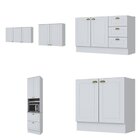 Cozinha Americana Completa 5 Peças Branco