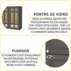 Cozinha Americana Modulada 6 Peças Torre Quente Cristaleira C