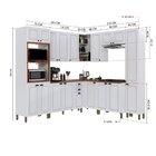 Cozinha Americana Modulada De Canto Reto Torre Quente Balcão