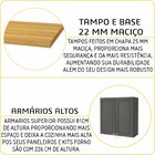 Cozinha Americana Modulada Torre Quente Aéreos E Paneleiro Si