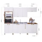 Cozinha Americana Modulada Torre Quente Compacta 5 Peças Pari