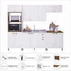 Cozinha Americana Modulada Torre Quente Compacta 5 Peças Pari