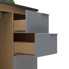 Cozinha Armário Modulado 4 Peças 240 Cm Comprimento Ágata Nog