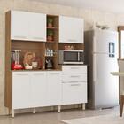 Cozinha Aurora 7 Portas 2 Gavetas Amendola Branco