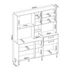 Cozinha Aurora 7 Portas 2 Gavetas Amendola Branco