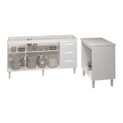 Cozinha Balcão Armário Gabinete De Pia 150 Cm Deise E Balcão