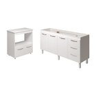 Cozinha Balcão Armário Gabinete De Pia 150 Cm Deise E Balcão