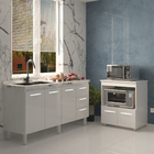 Cozinha Balcão Armário Gabinete De Pia 150 Cm Deise E Balcão