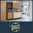 Cozinha Balcao Pia 251 Cm Mdf Vert Plus Ktp