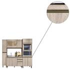 Cozinha Blumenau Sem Tampo 10 Portas Amêndoa Arezzo Tana Decor