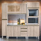 Cozinha Blumenau Sem Tampo 10 Portas Branco Arezzo Tana Decor