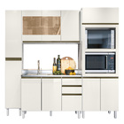 Cozinha Blumenau Sem Tampo 10 Portas Branco Off White Tana De