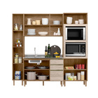 Cozinha Blumenau Sem Tampo 10 Portas Carvalho Arezzo Tana Dec