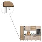 Cozinha Camilla Com Adega E Tampo 25mm 11 Portas Branco Arezz