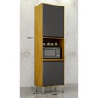 Cozinha Carolina 5 Peças Cinamomo/grafite