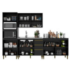 Cozinha Cecília 4 Peças Com 9 Portas 3 Gavetas Mdp J Carvalho