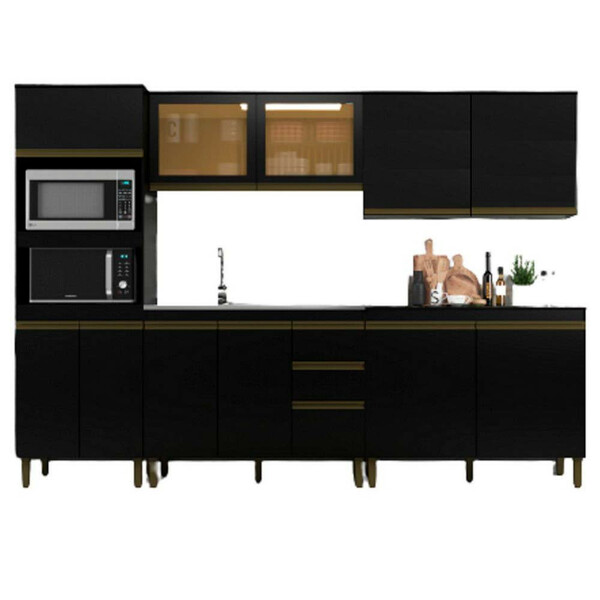 Cozinha Cecília 5 Peças Com 11 Portas 3 Gavetas Mdp J Carvalho